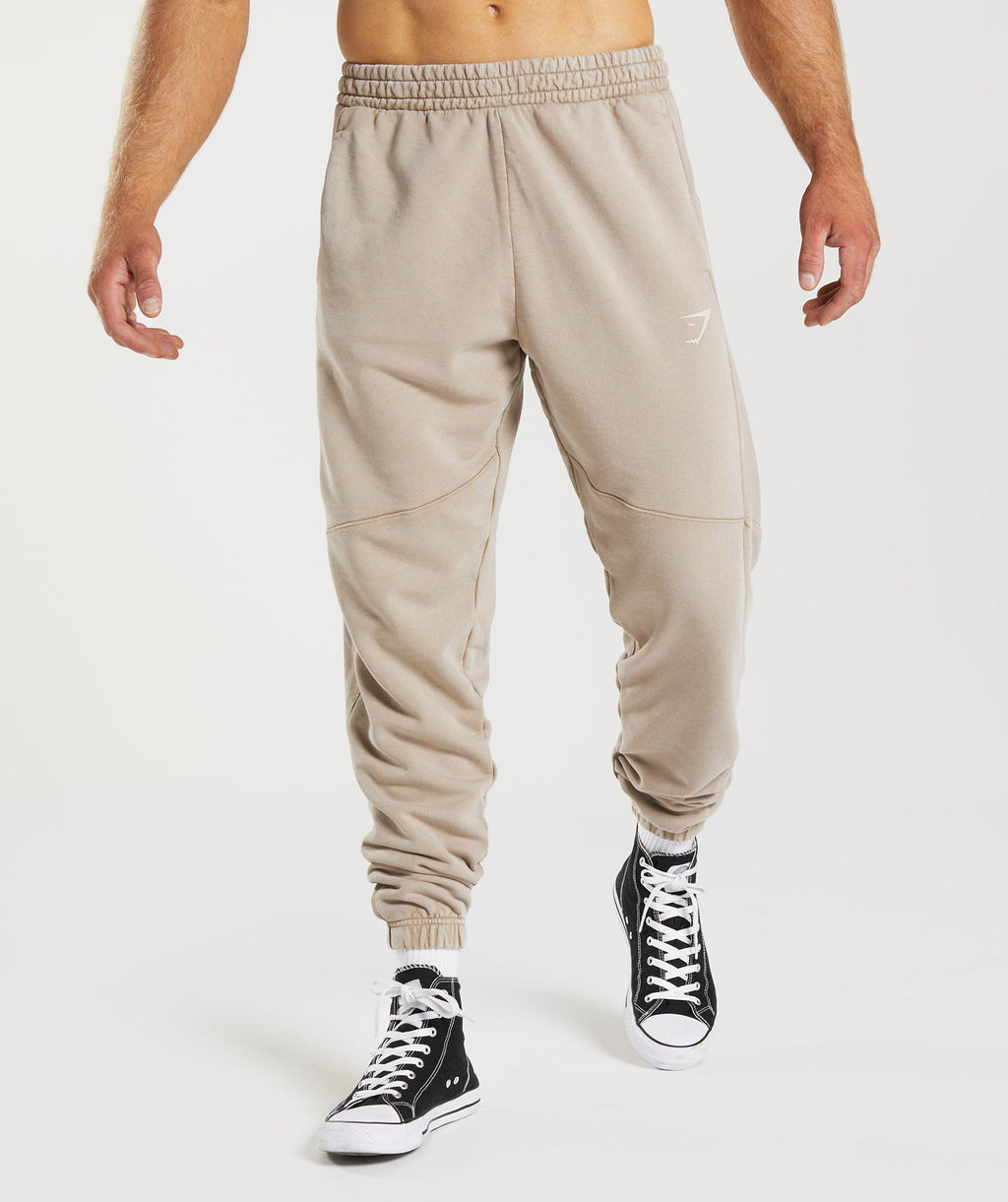 gymshark-power-washed-joggers-cement-brown-aw22