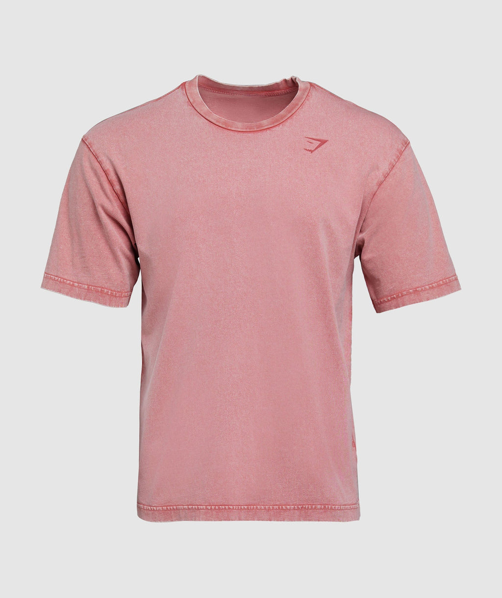 gymshark-power-washed-t-shirt-sundried-red-ss23
