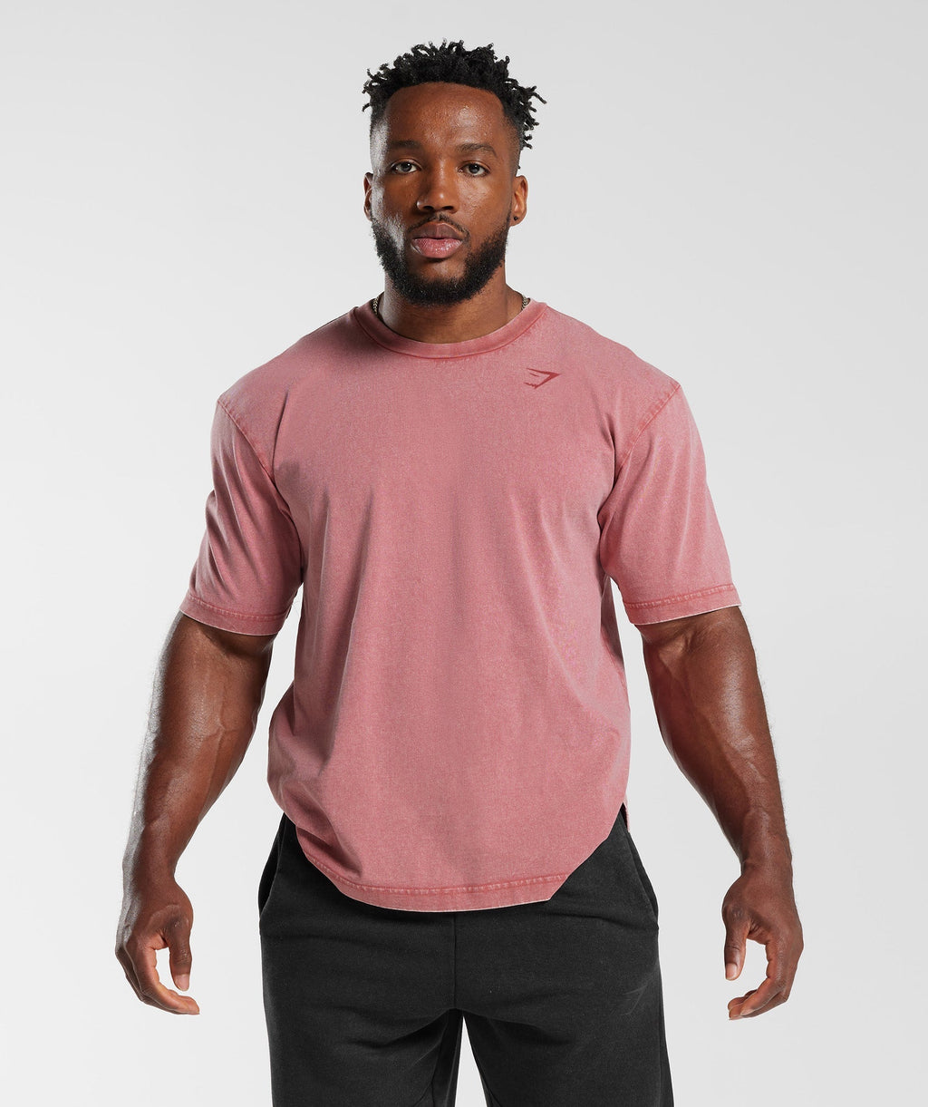 gymshark-power-washed-t-shirt-sundried-red-ss23