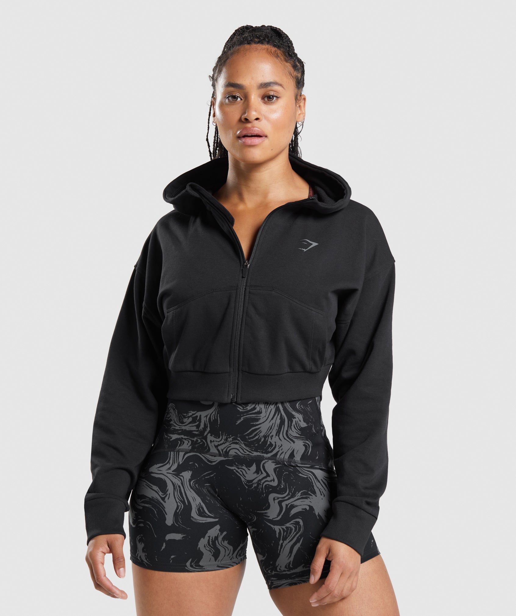 gs-power-cropped-zip-hoodie-black-ss22