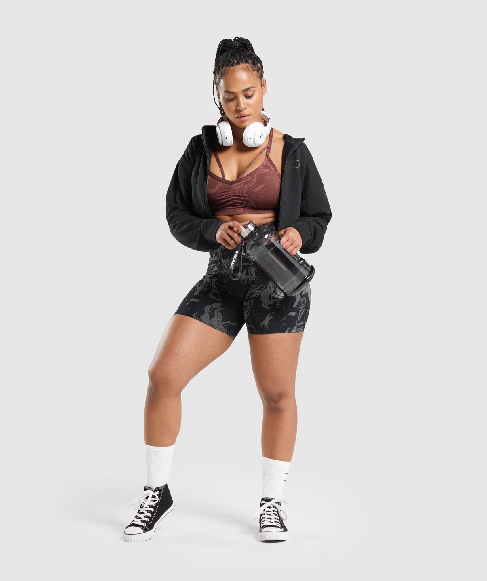 gs-power-cropped-zip-hoodie-black-ss22