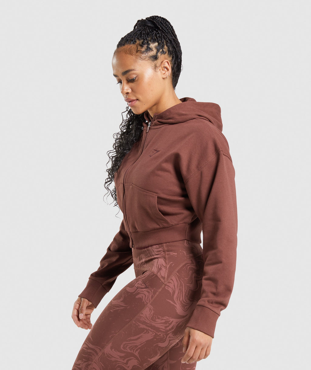 gs-power-cropped-zip-hoodie-cherry-brown-ss22