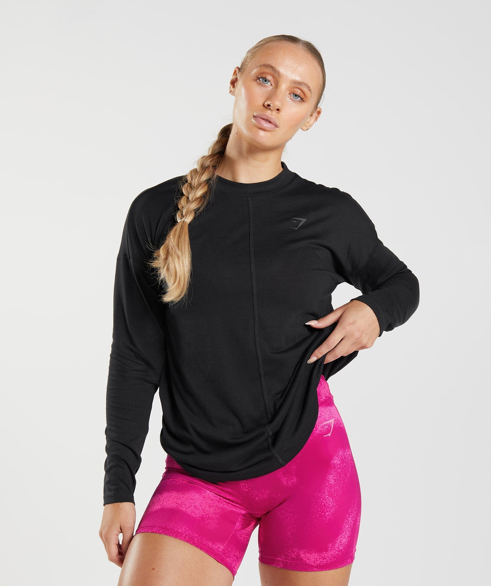 gs-power-long-sleeve-t-shirt-black-aw22