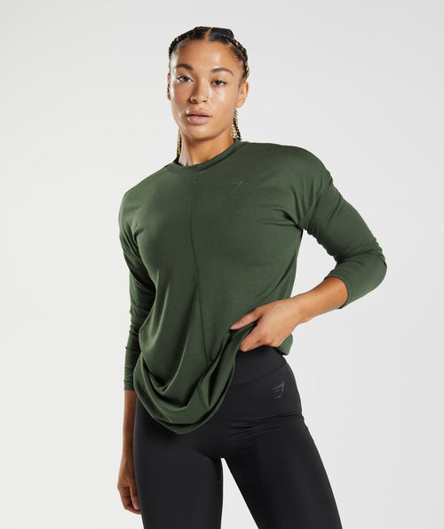 gs-power-long-sleeve-t-shirt-moss-olive-aw22