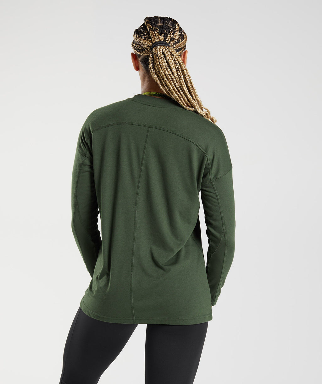 gs-power-long-sleeve-t-shirt-moss-olive-aw22