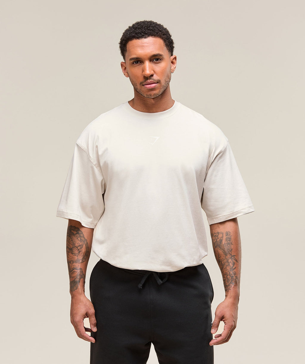 gymshark-power-t-shirt-oat-white-ss25
