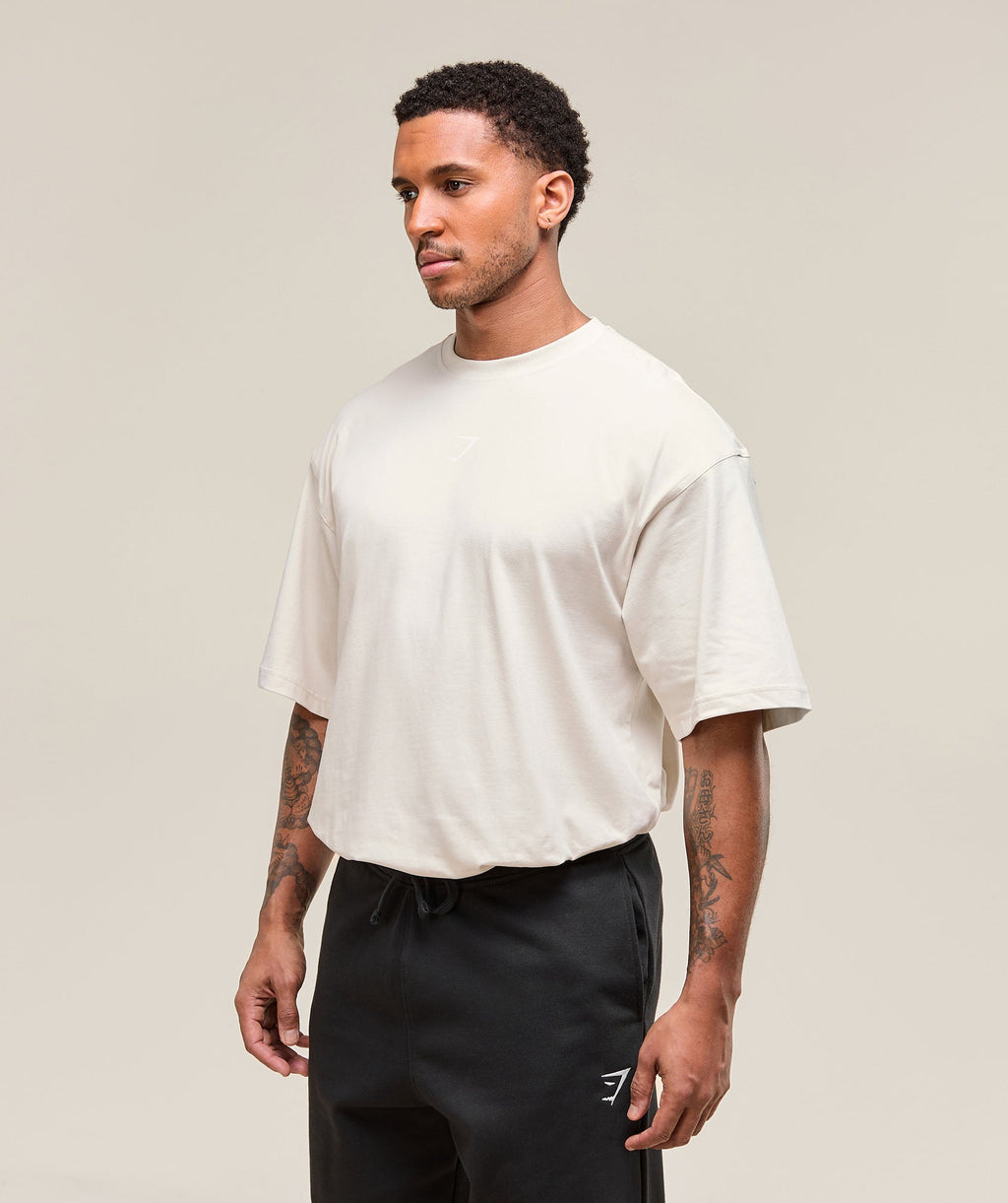 gymshark-power-t-shirt-oat-white-ss25