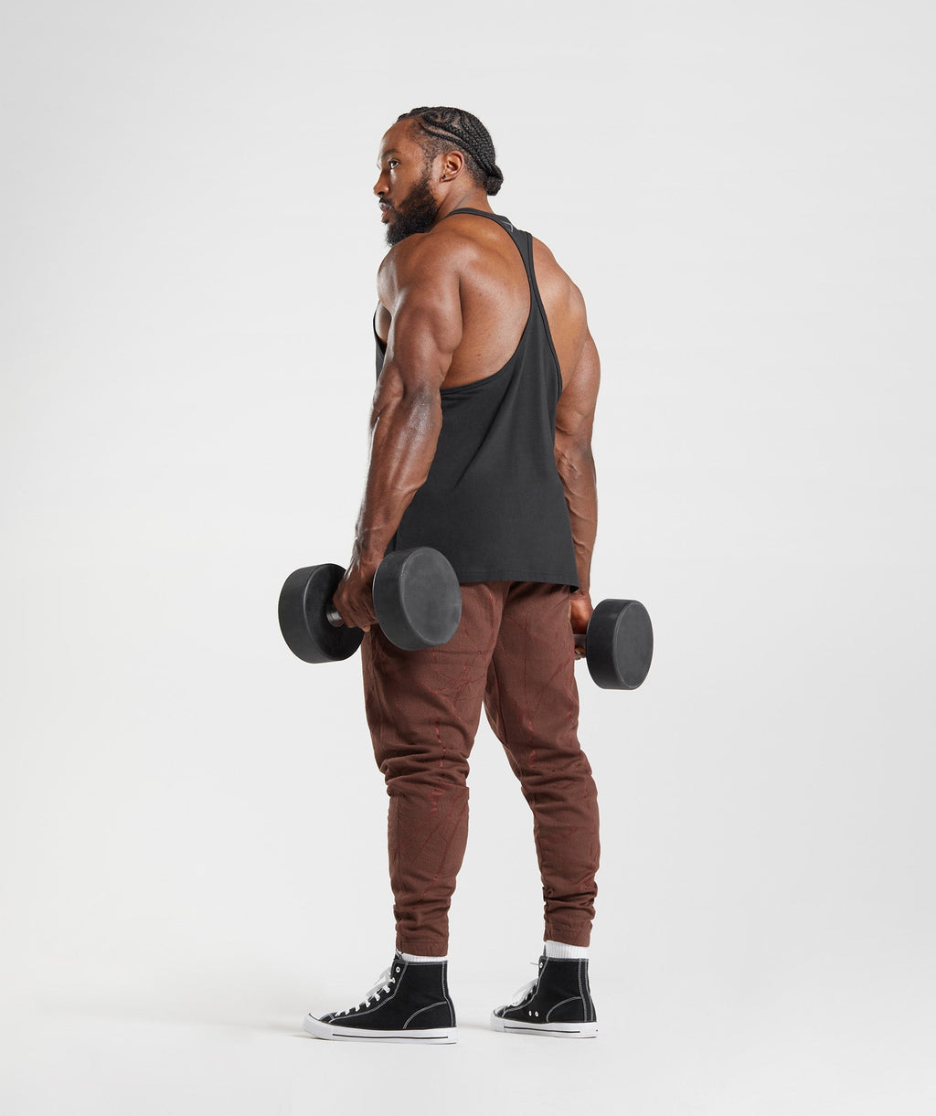 gymshark-power-joggers-cherry-brown-print-ss22