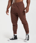 gymshark-power-joggers-cherry-brown-print-ss22