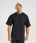 gymshark-power-short-sleeve-crew-black-print-ss22