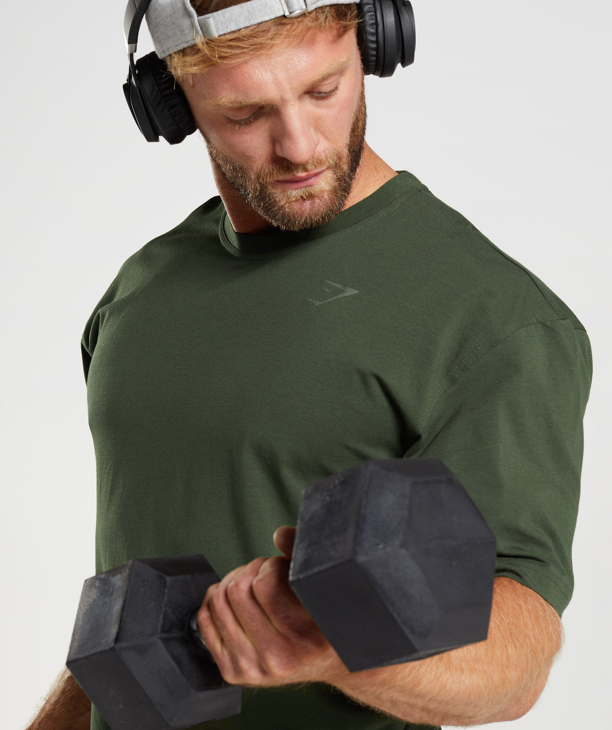 gymshark-power-t-shirt-moss-olive-aw22