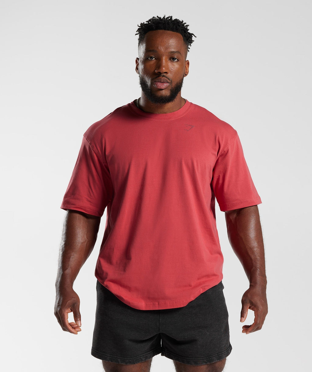 gymshark-power-t-shirt-sundried-red-ss23