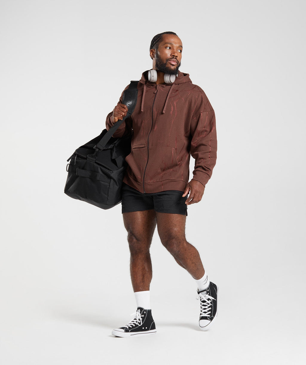 gymshark-power-zip-hoodie-cherry-brown-print-ss22