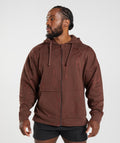 gymshark-power-zip-hoodie-cherry-brown-print-ss22