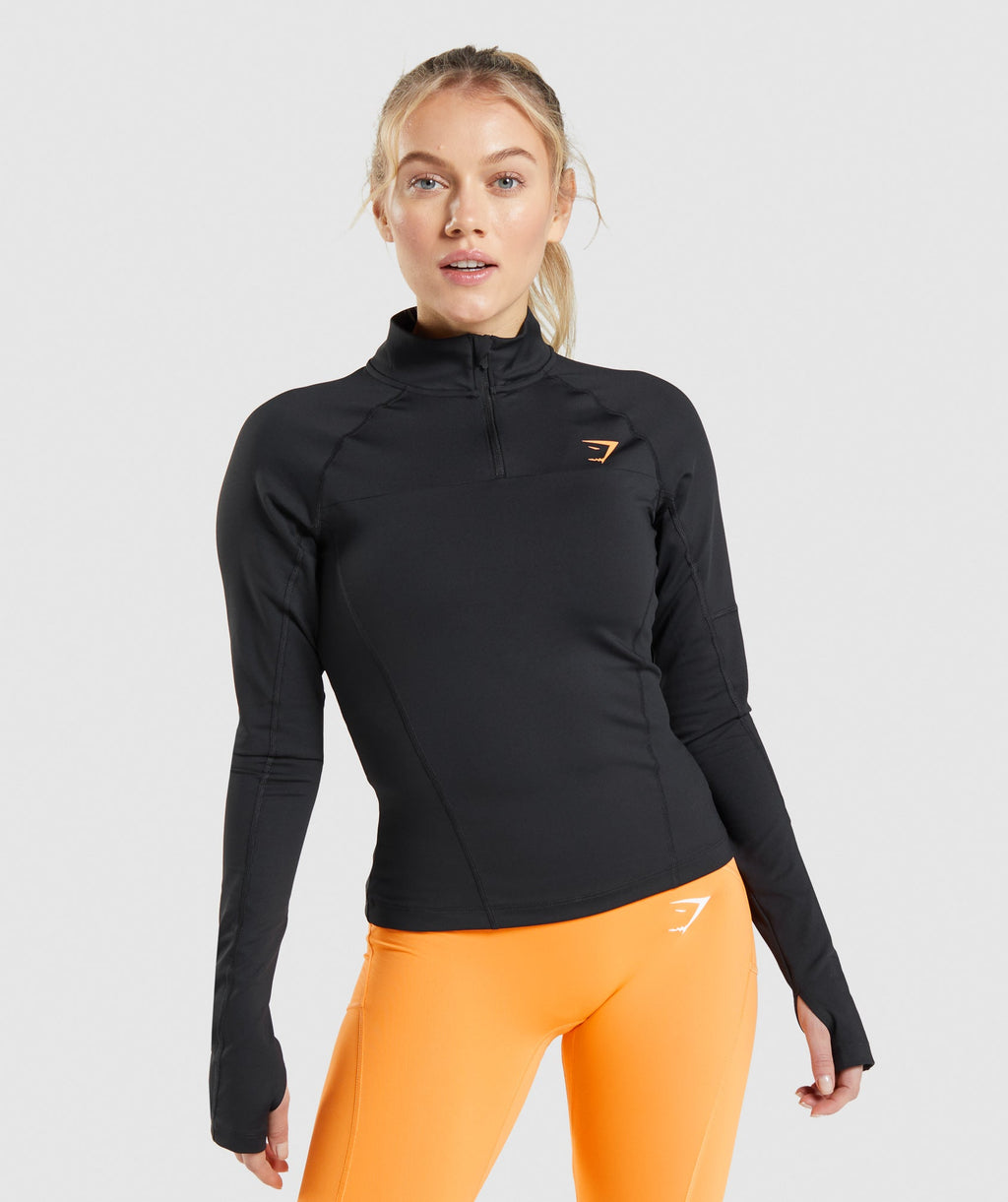 gymshark-pulse-1-4-zip-black-ss22