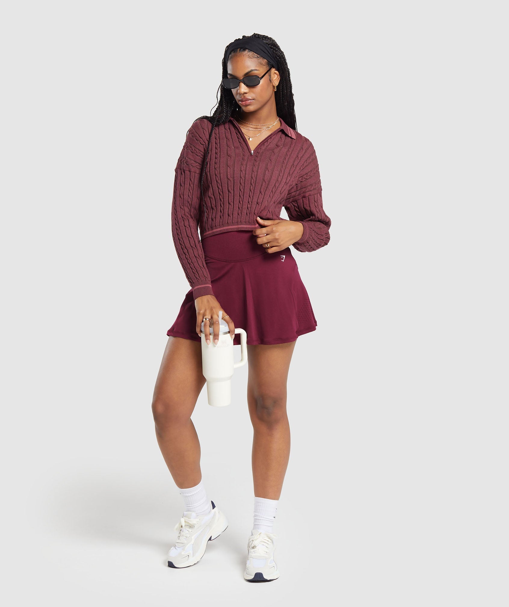 gymshark-rest-day-cable-knit-pullover-red-aw23