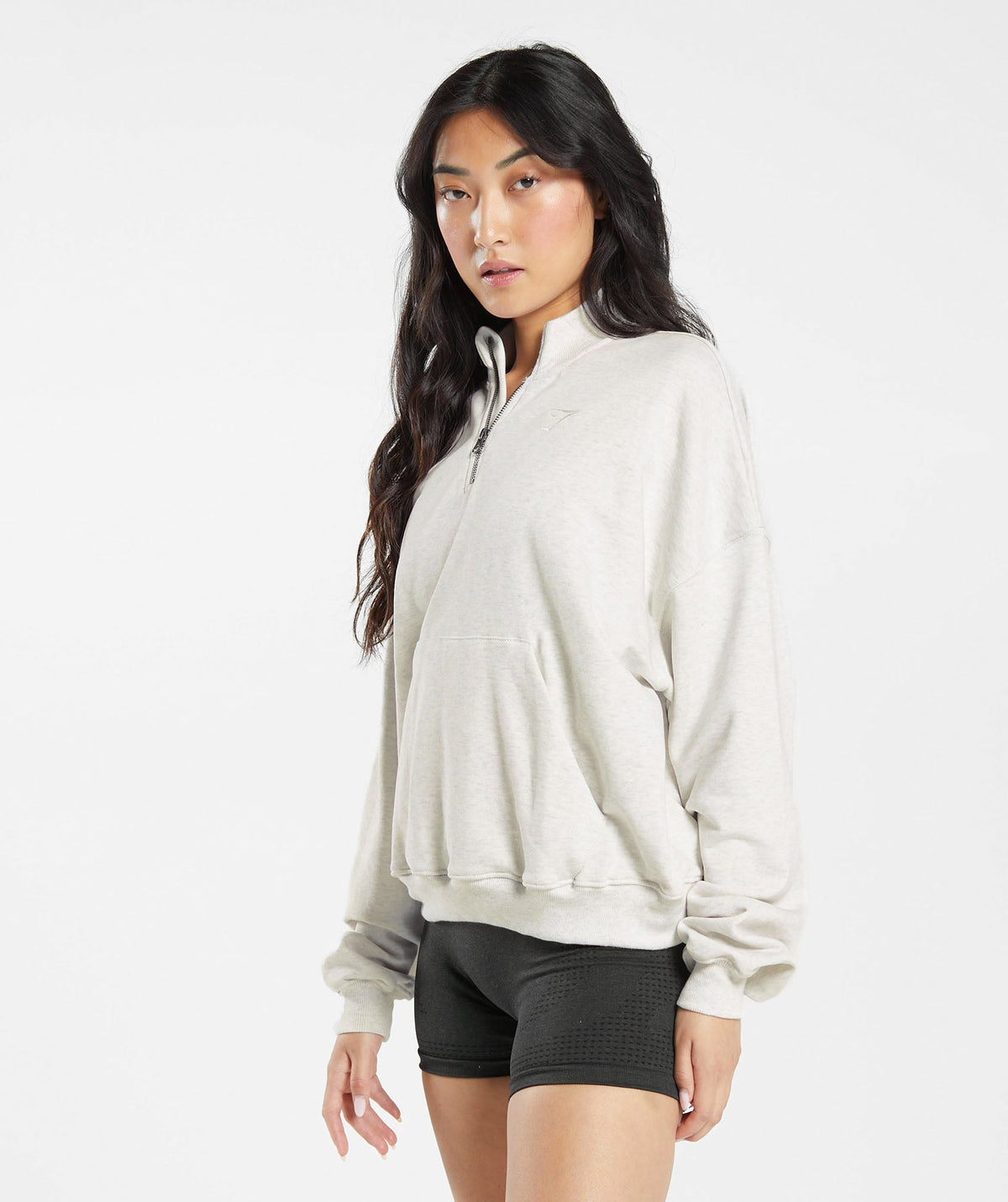 gymshark-rest-day-sweats-1-2-zip-pullover-white-marl-aw23