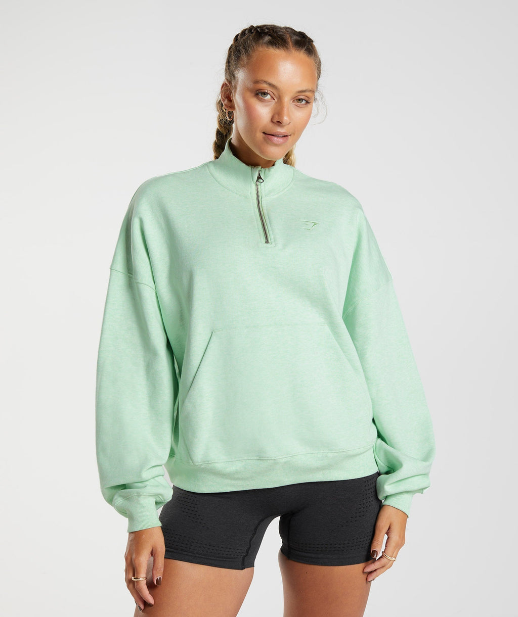 gymshark-rest-day-sweats-1-2-zip-pullover-refreshing-green-marl-aw22