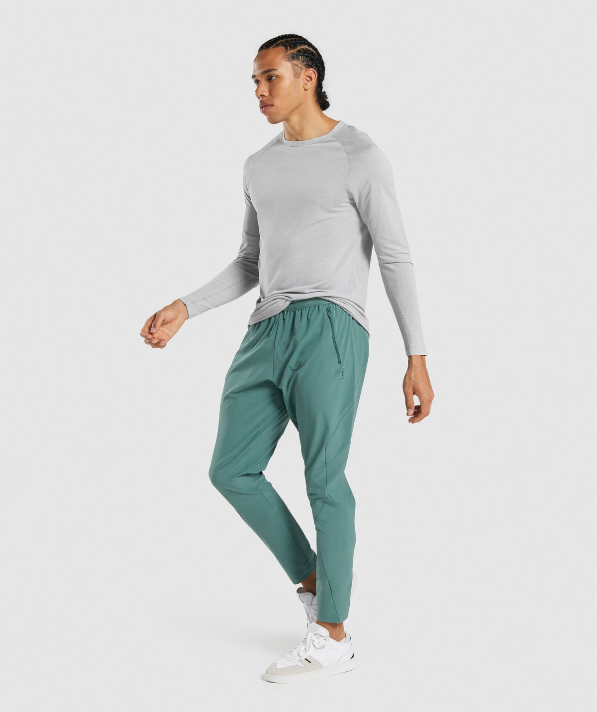 gymshark-retake-woven-joggers-dark-green