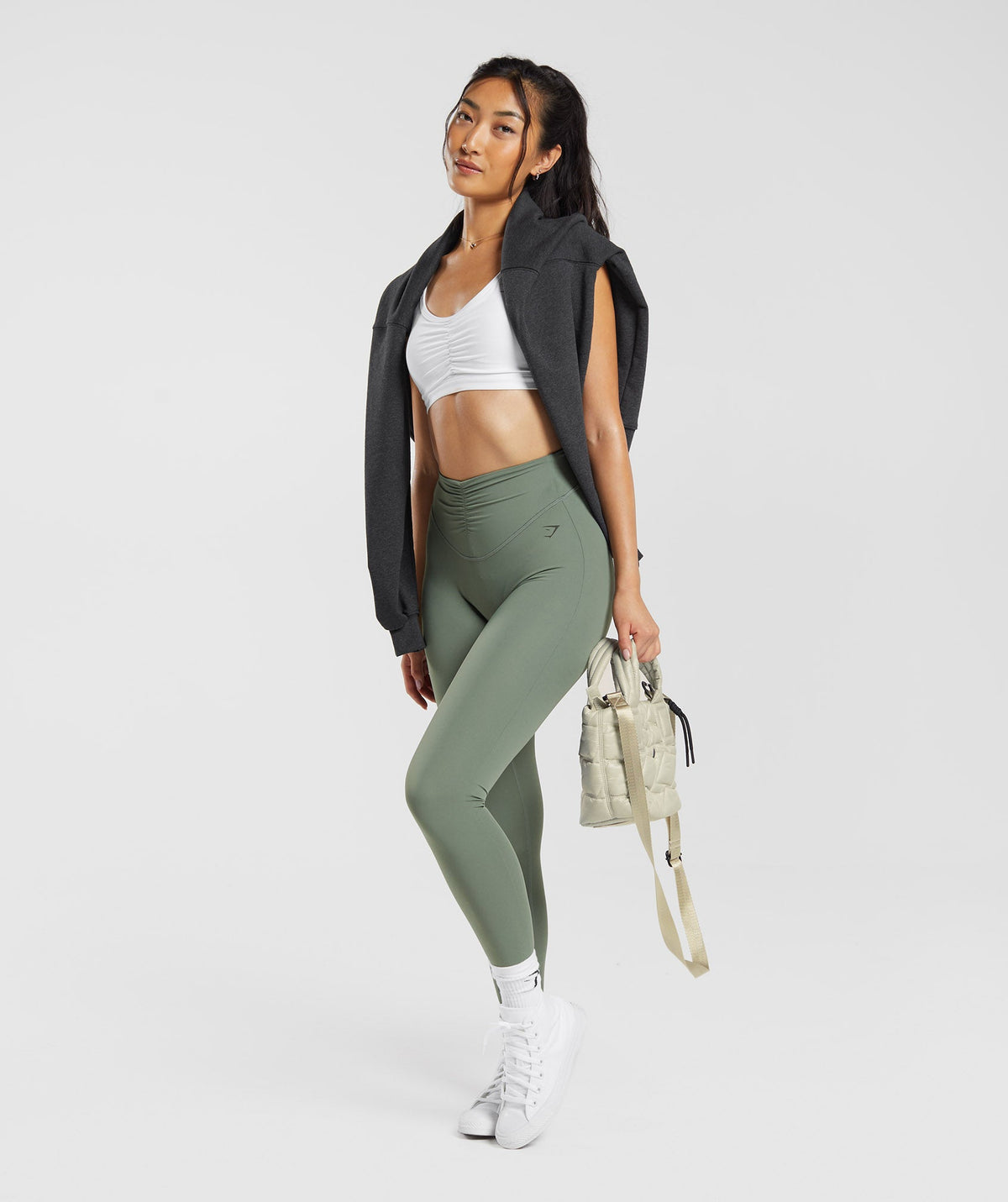 gymshark-ruched-leggings-dusk-green-aw23