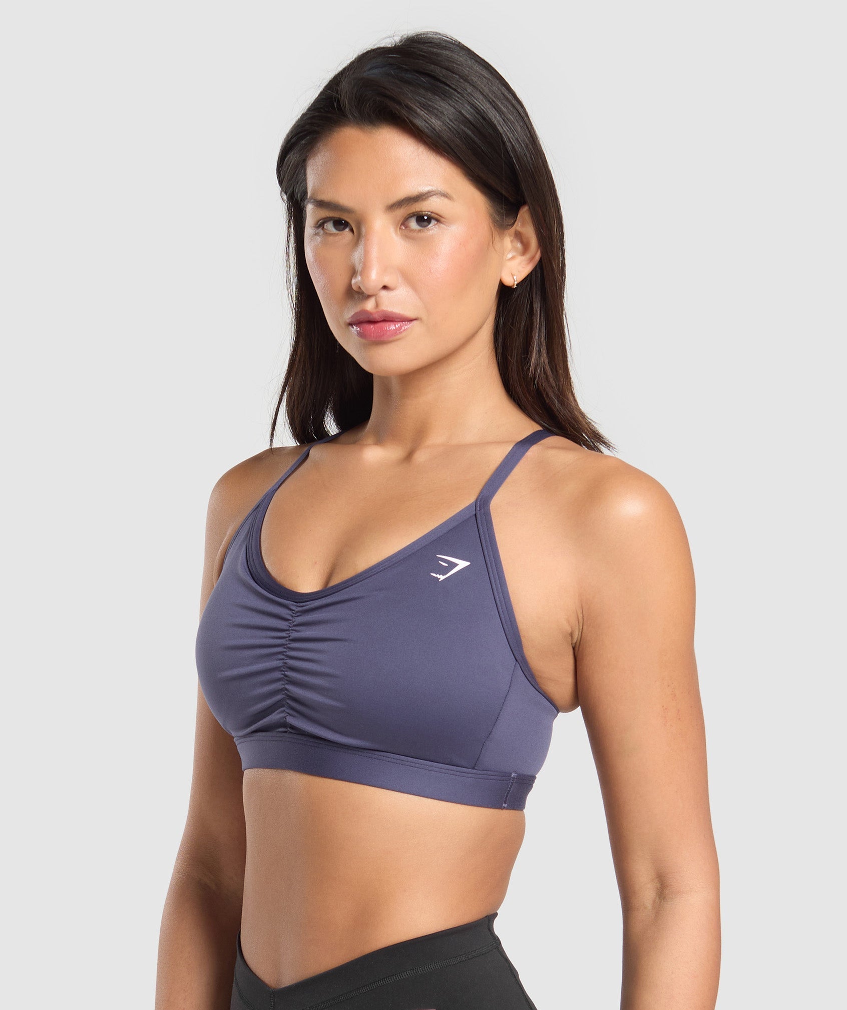 gymshark-ruched-sports-bra-weighted-purple-ss25