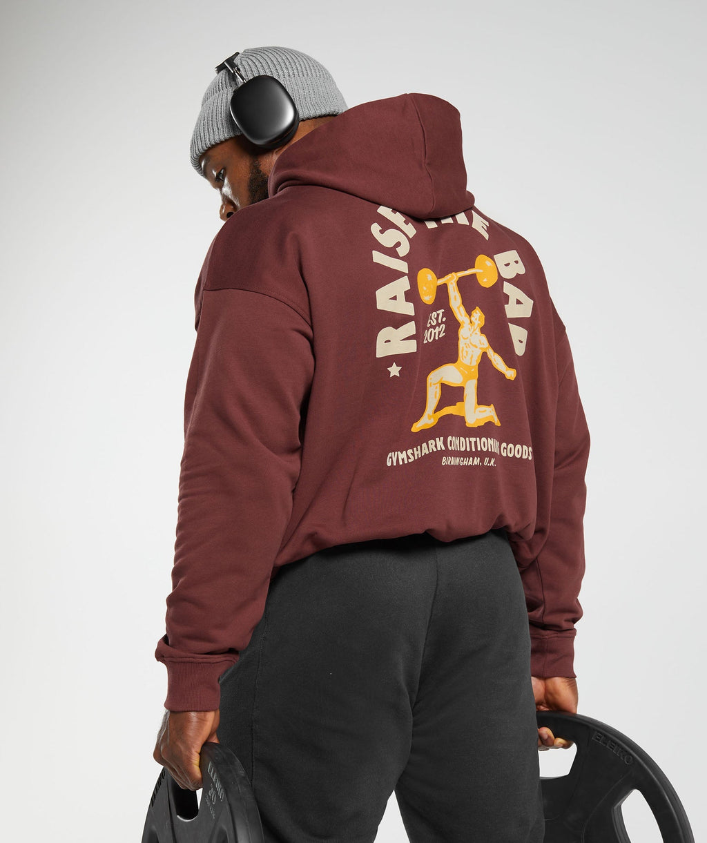 gymshark-raise-the-bar-hoodie-burgundy-brown-aw23