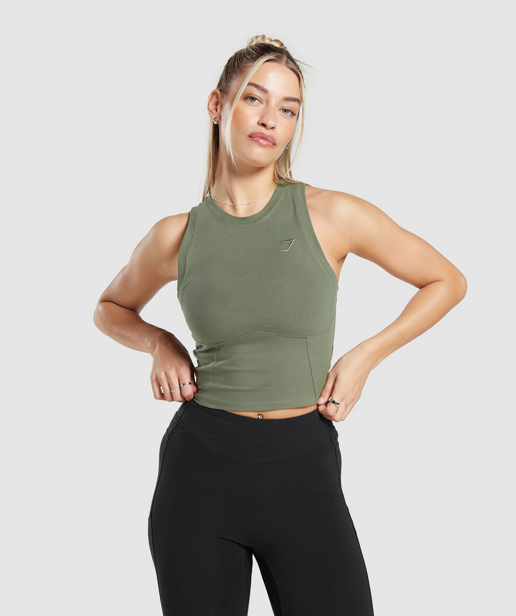 gymshark-rest-day-cotton-contour-tank-crop-tops-green-ss24