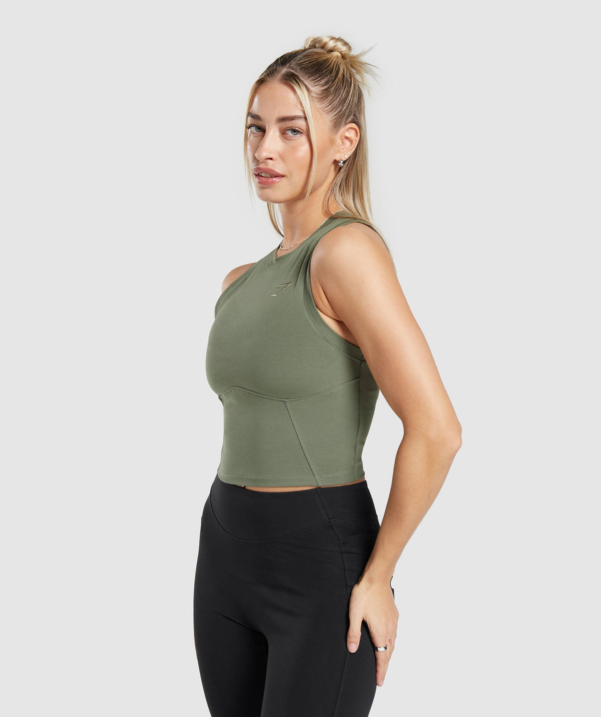 gymshark-rest-day-cotton-contour-tank-crop-tops-green-ss24
