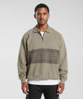 gymshark-rest-day-essentials-sweatshirt-polo-linen-brown-camo-brown-aw23
