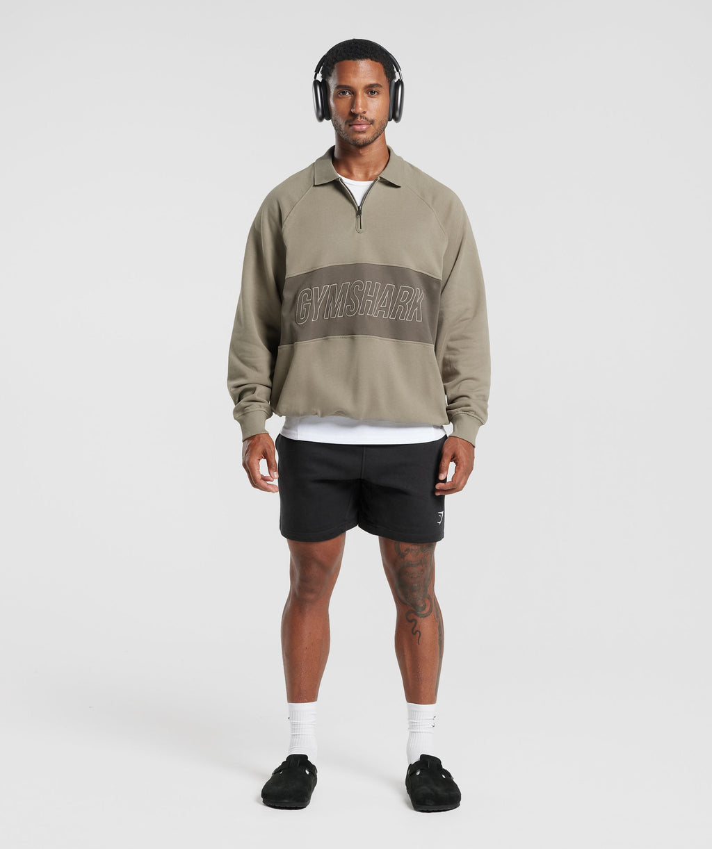 gymshark-rest-day-essentials-sweatshirt-polo-linen-brown-camo-brown-aw23
