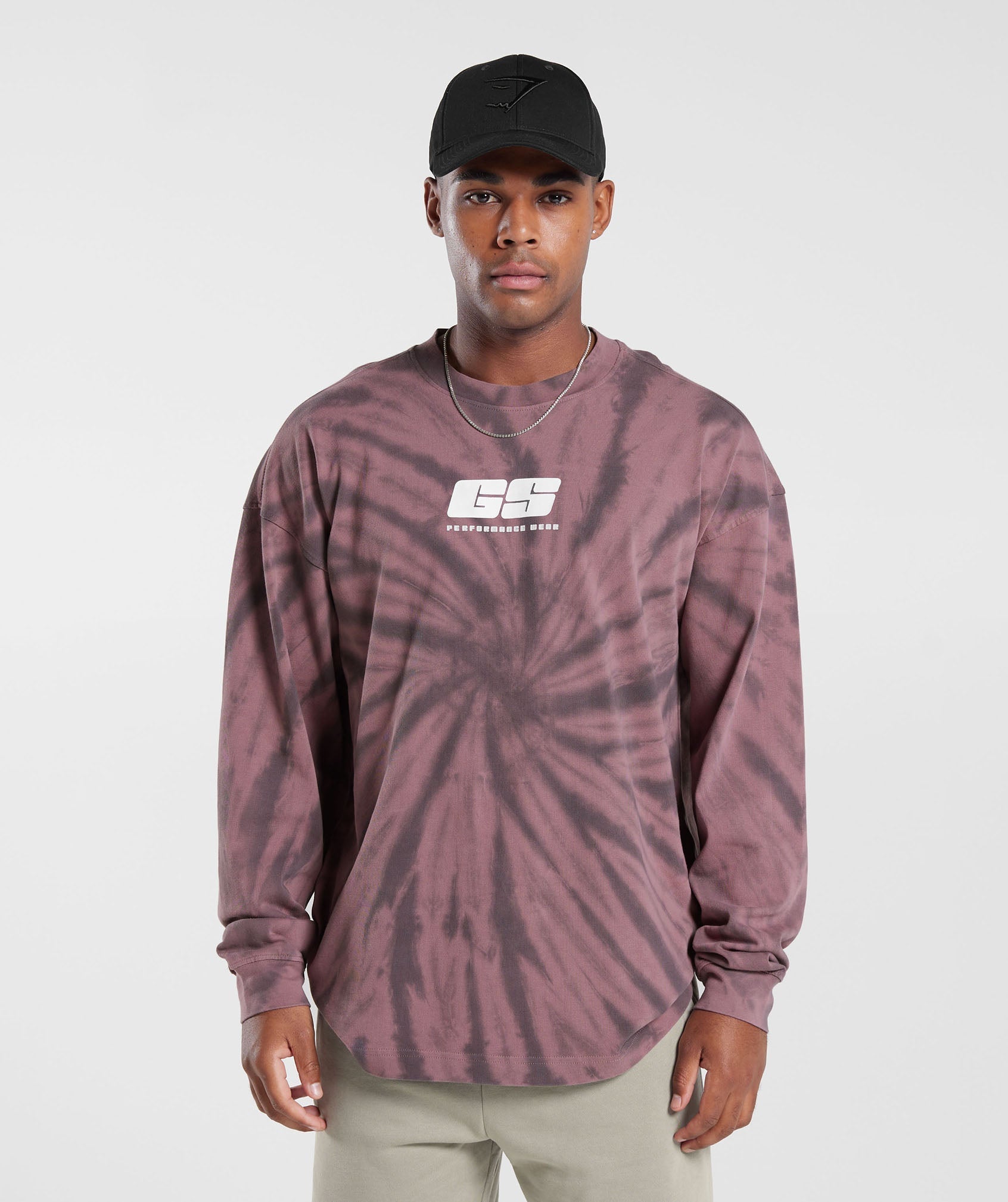 gymshark-rest-day-long-sleeve-t-shirt-dusty-maroon-silhouette-grey-spiral-optic-wash-ss23