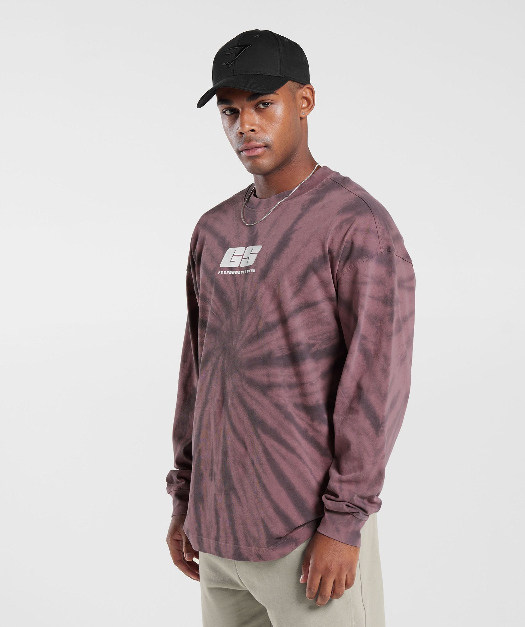 gymshark-rest-day-long-sleeve-t-shirt-dusty-maroon-silhouette-grey-spiral-optic-wash-ss23