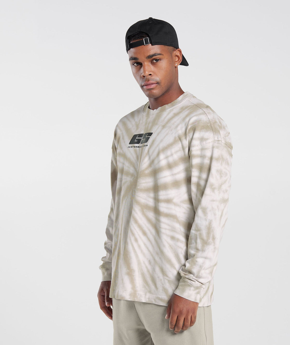 gymshark-rest-day-long-sleeve-t-shirt-white-mushroom-brown-spiral-optic-wash-ss23