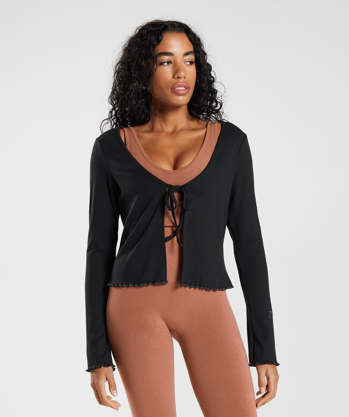 gymshark-pause-cardigan-black-aw22