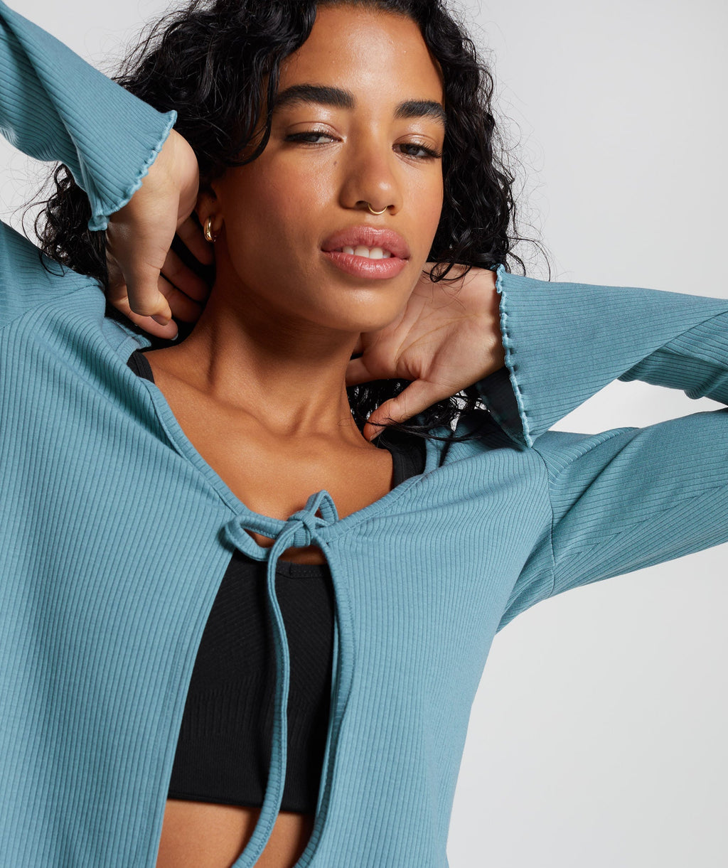 gymshark-pause-cardigan-charred-blue-aw22