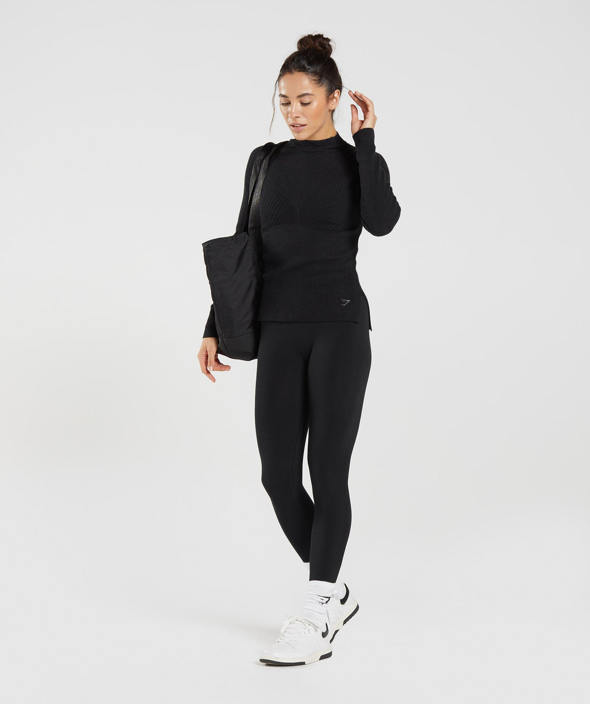 gymshark-pause-knitwear-long-sleeve-top-black-onyx-grey-aw22