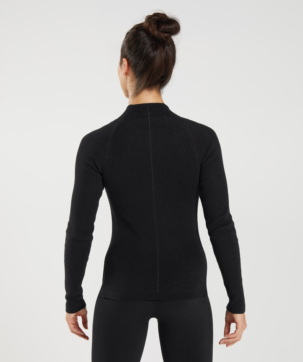 gymshark-pause-knitwear-long-sleeve-top-black-onyx-grey-aw22