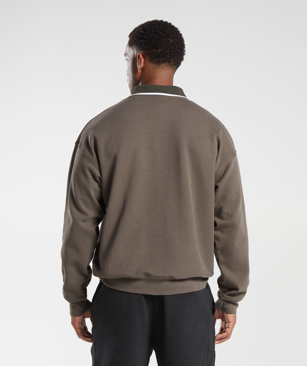 gymshark-rest-day-street-polo-pullover-camo-brown-aw23