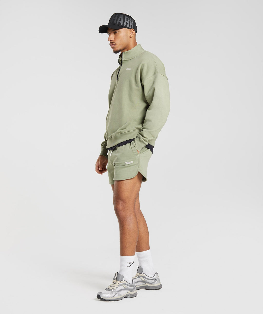 gymshark-rest-day-sweats-1-4-zip-sage-green-aw22