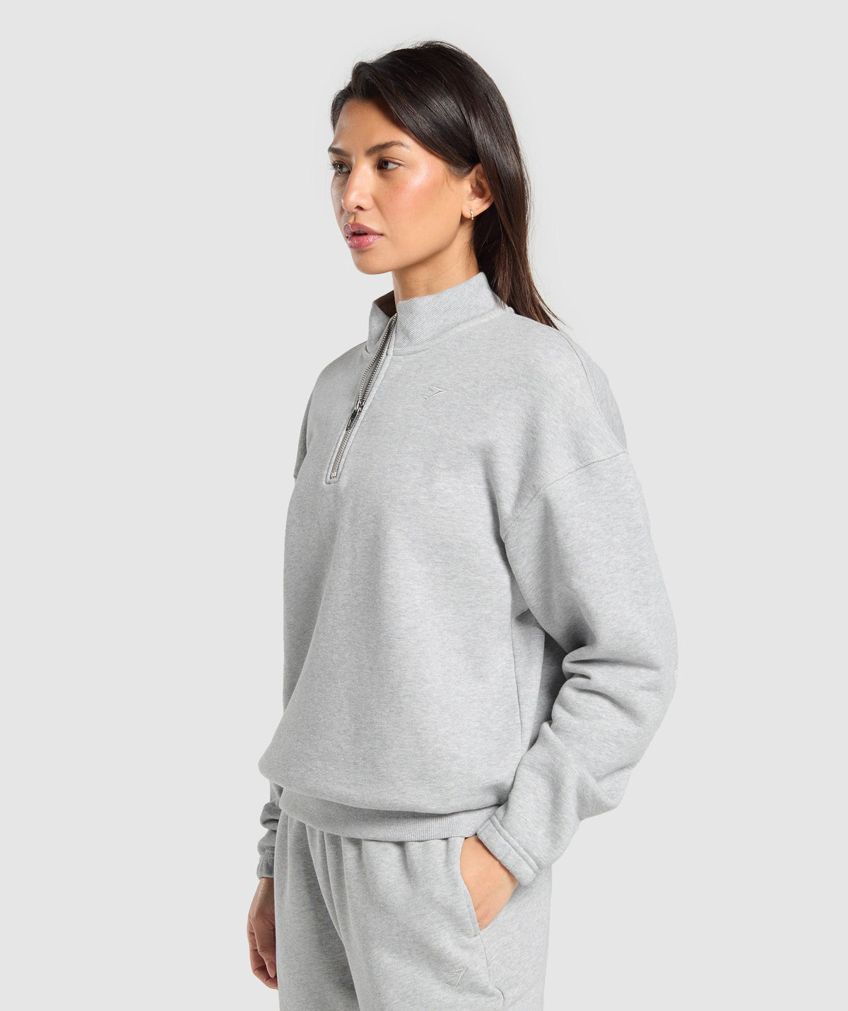 gymshark-rest-day-sweats-2-0-1-4-zip-pullover-light-grey-core-marl-ss25