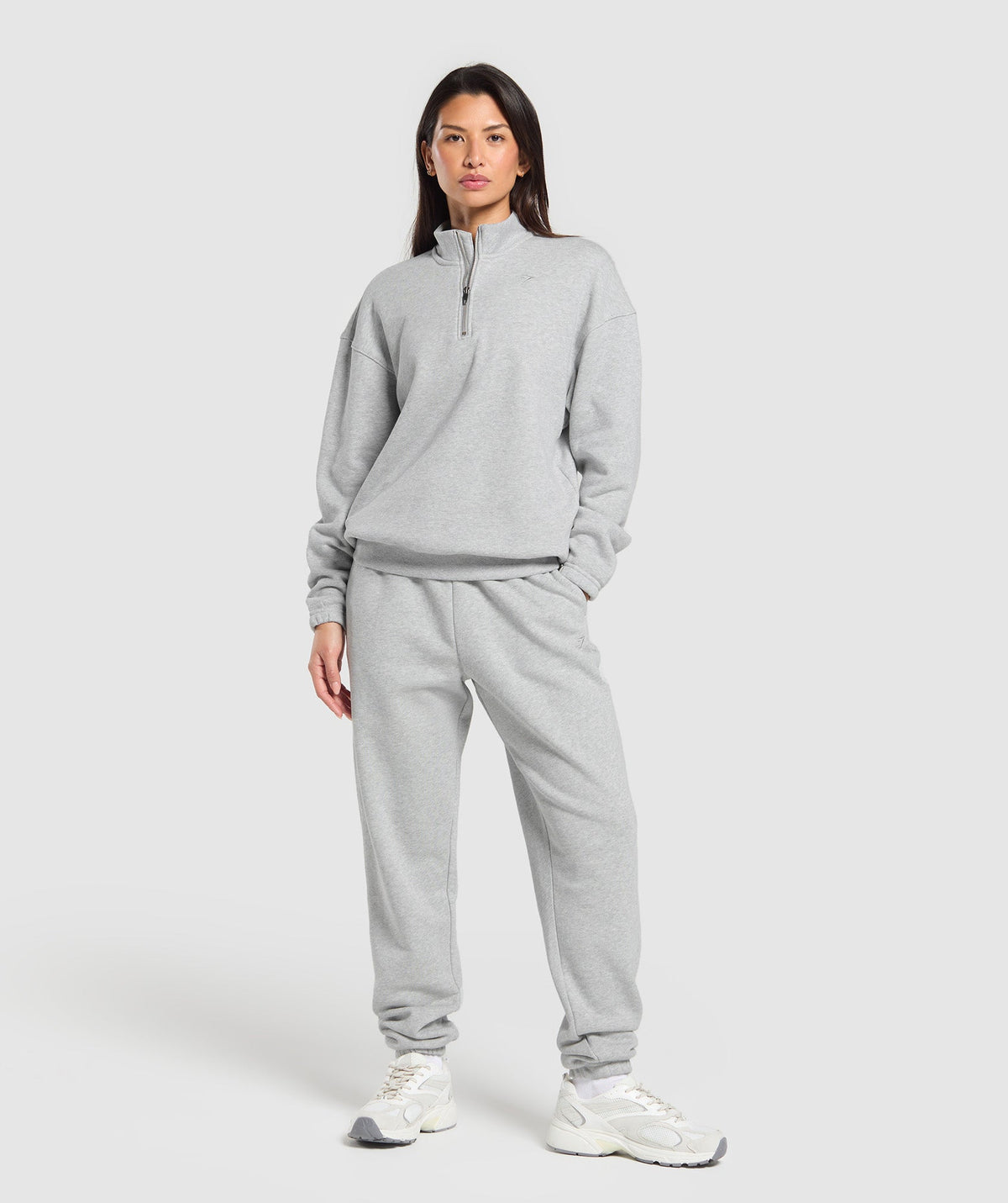 gymshark-rest-day-sweats-2-0-1-4-zip-pullover-light-grey-core-marl-ss25