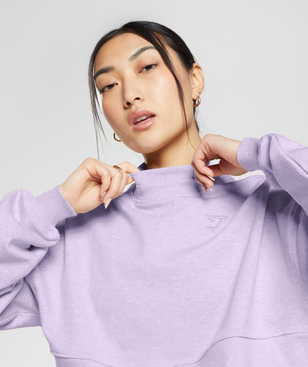 gymshark-rest-day-sweats-cropped-pullover-aura-lilac-marl-ss23