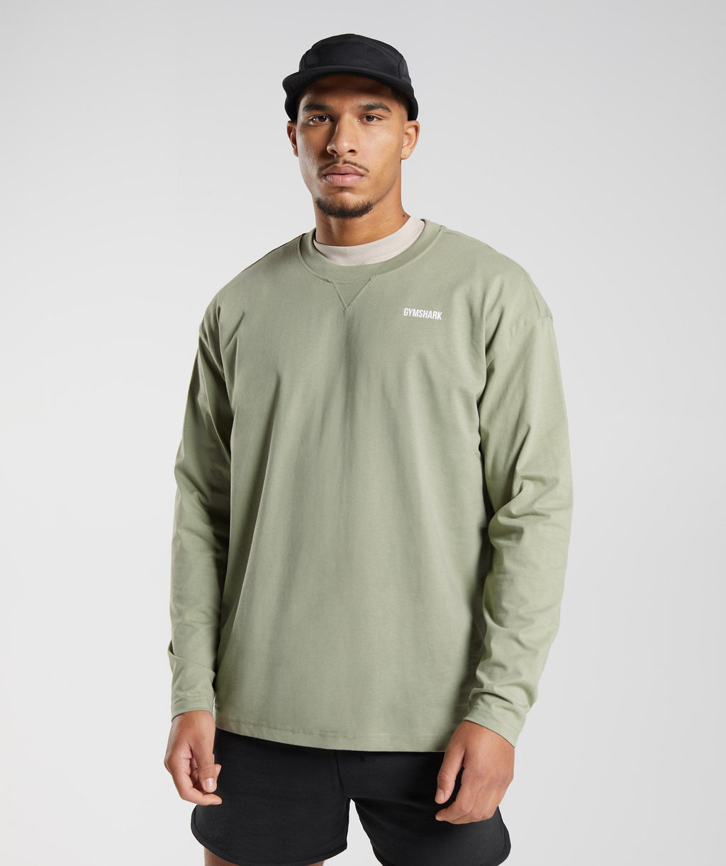 gymshark-rest-day-sweats-long-sleeve-t-shirt-sage-green-aw23