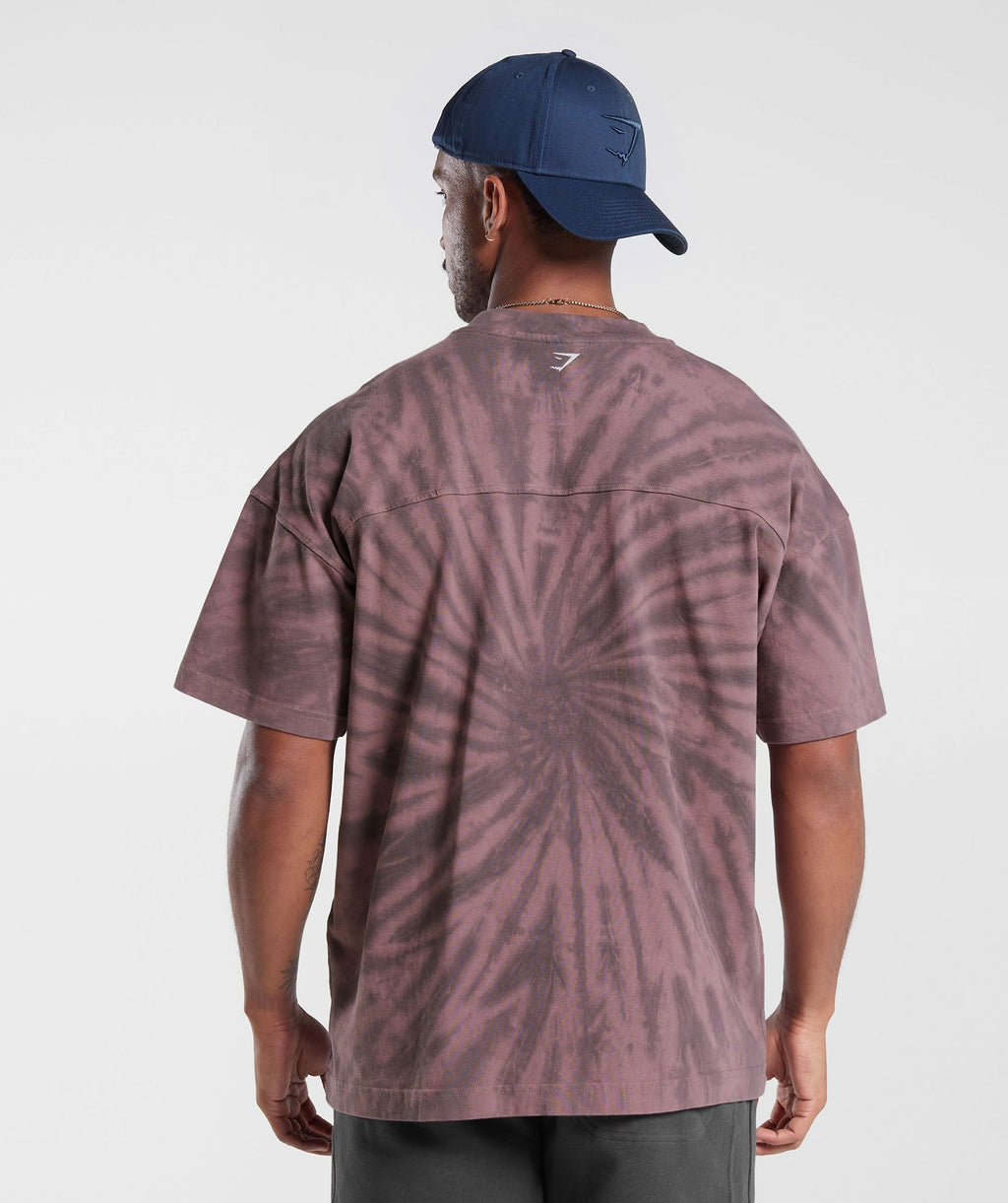 gymshark-rest-day-t-shirt-dusty-maroon-silhouette-grey-spiral-optic-wash-ss23