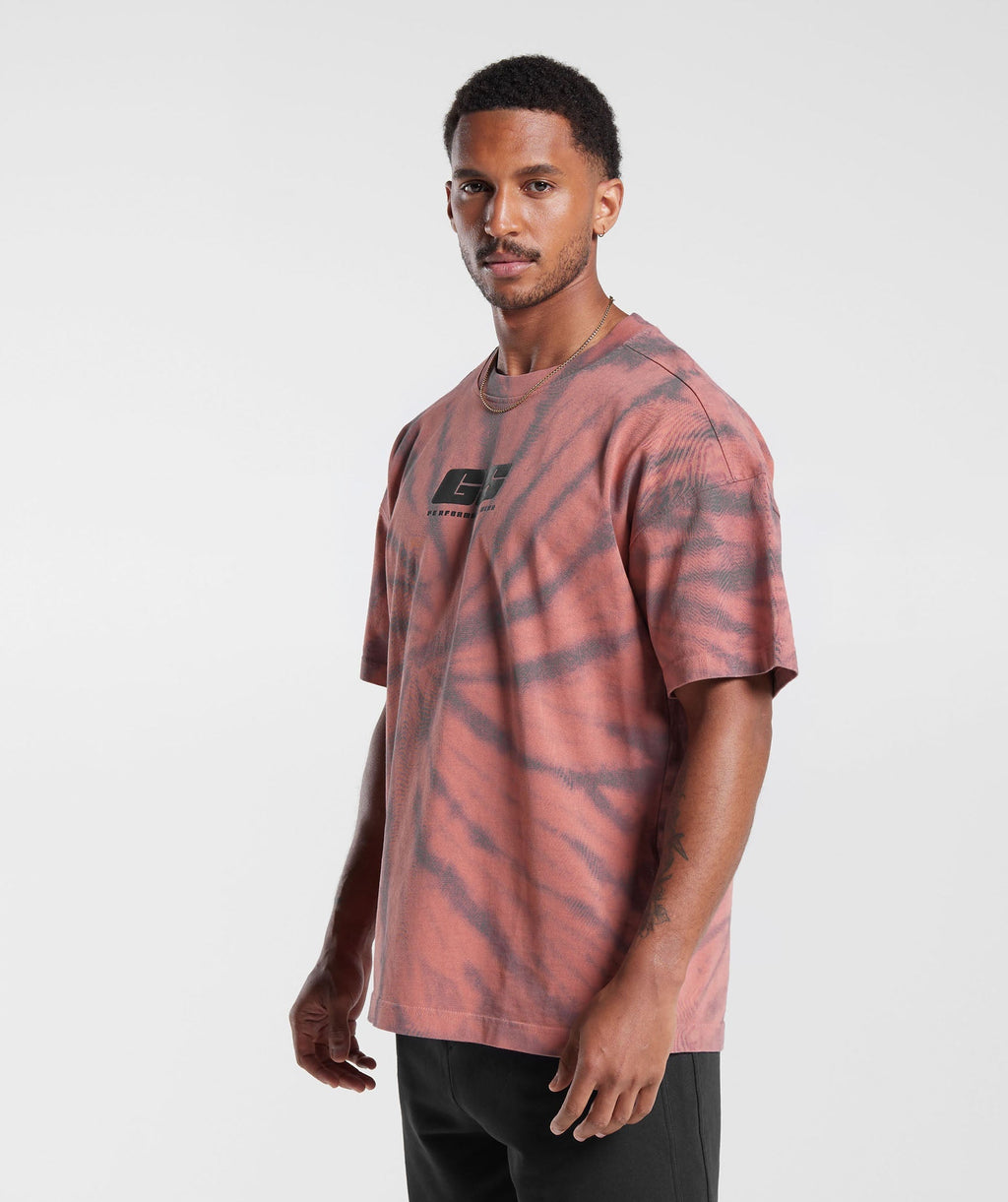 gymshark-rest-day-t-shirt-terracotta-pink-dusty-maroon-spiral-optic-wash-ss23