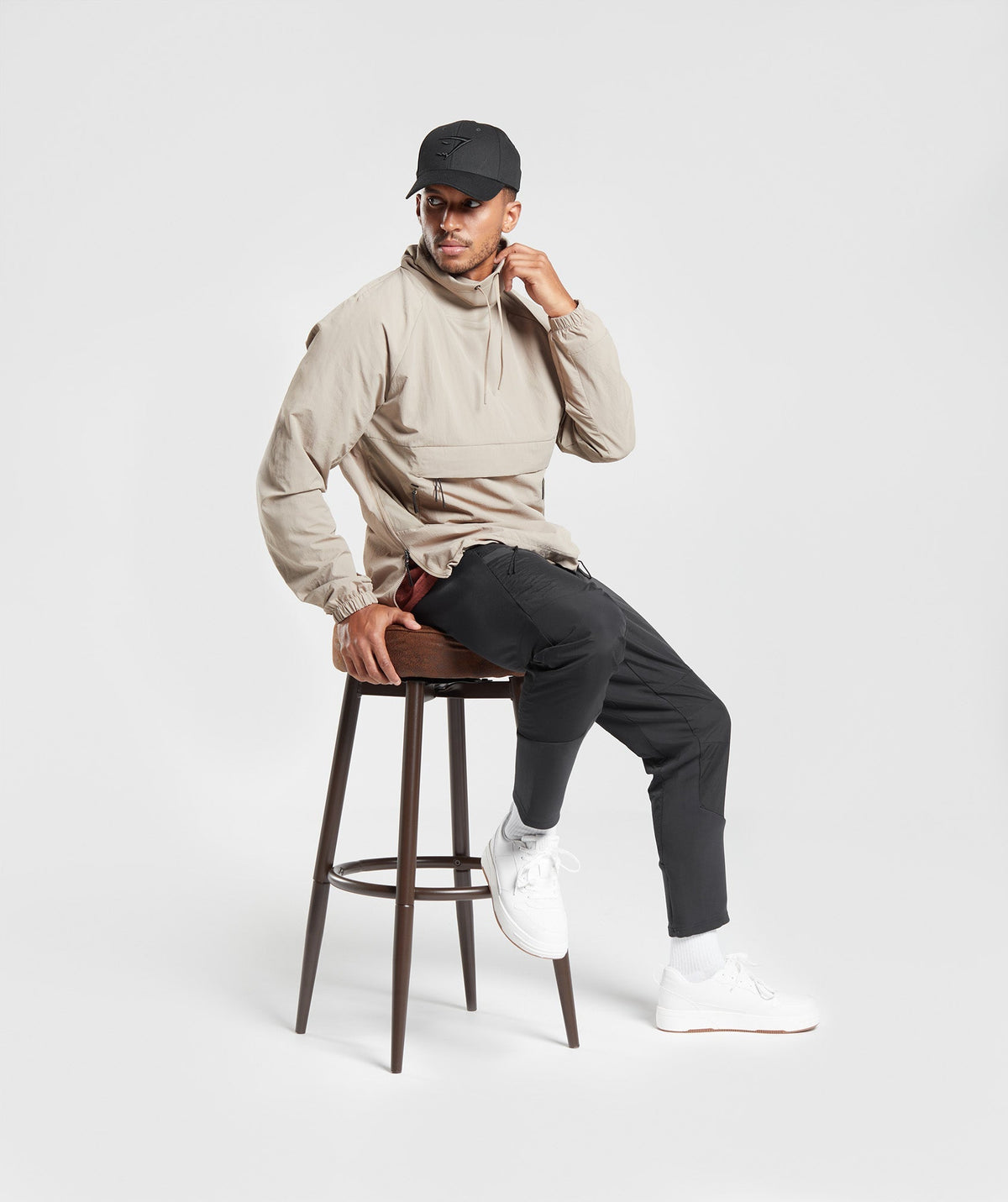 gymshark-retake-anorak-cement-brown-aw22
