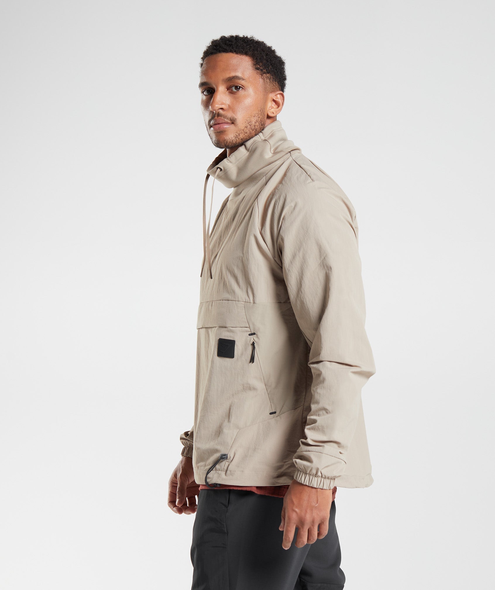 gymshark-retake-anorak-cement-brown-aw22