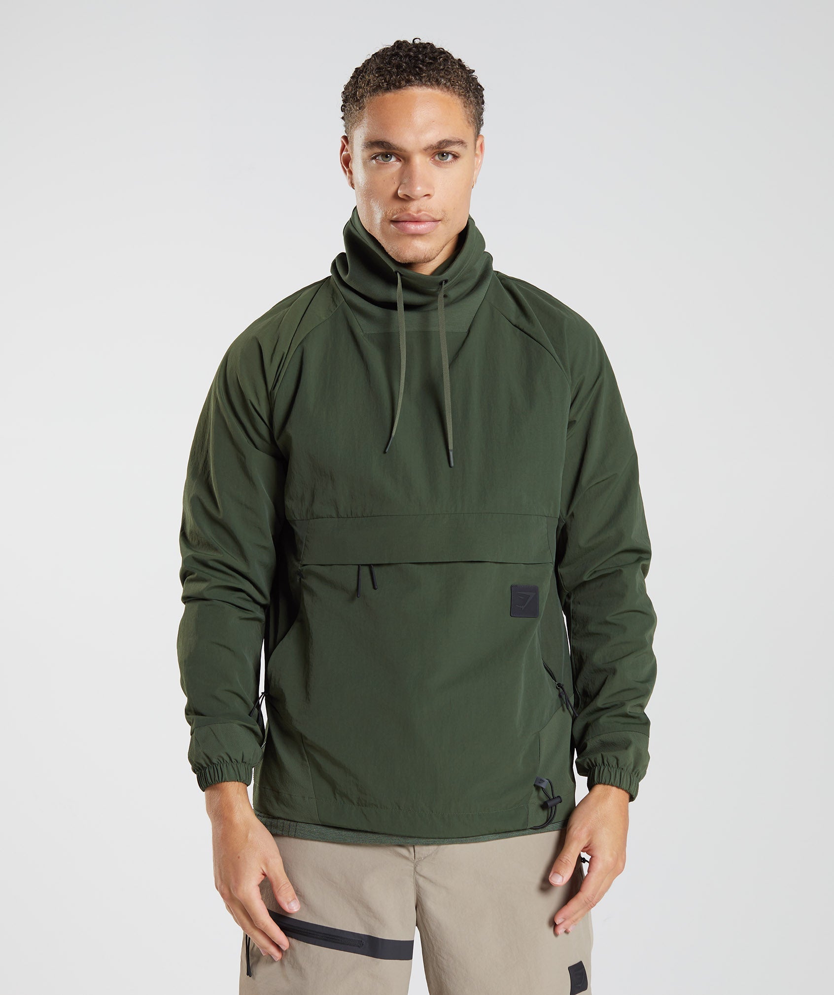 gymshark-retake-anorak-moss-olive-aw22