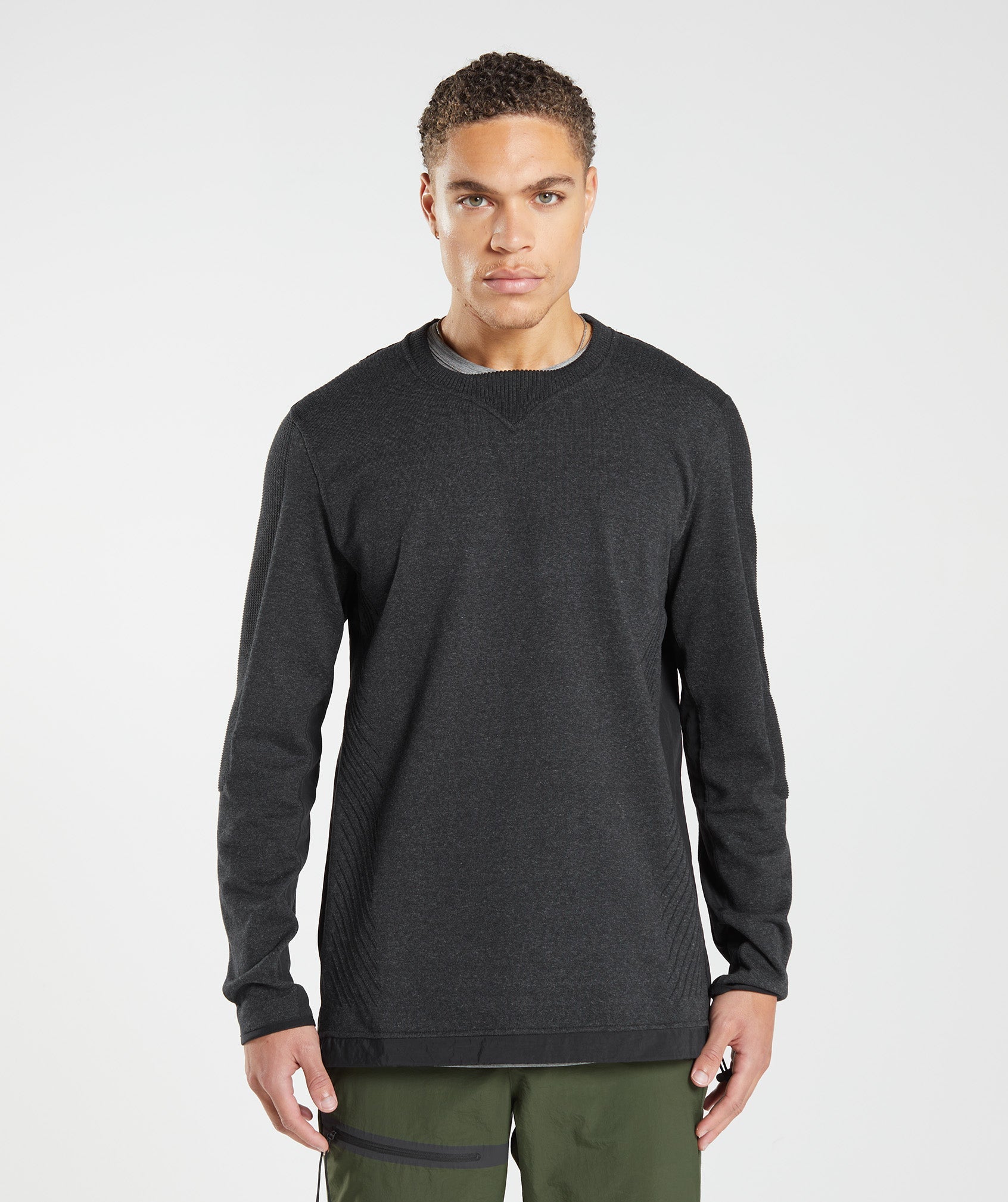 gymshark-retake-crew-black-marl-aw22