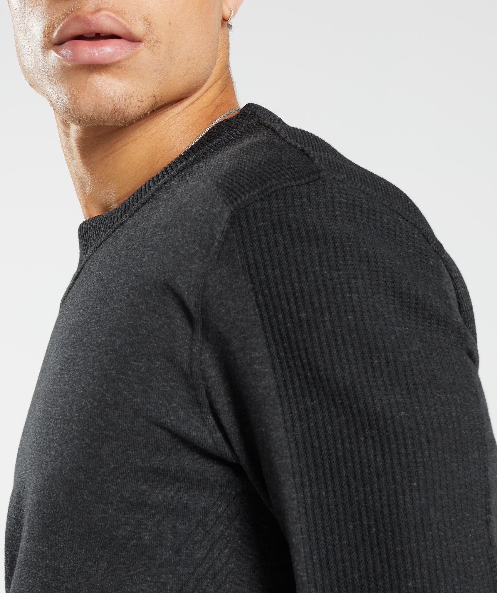 gymshark-retake-crew-black-marl-aw22